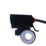 Priza USB x 2 si Voltmetru digital moto, led rosu, culoare negru
